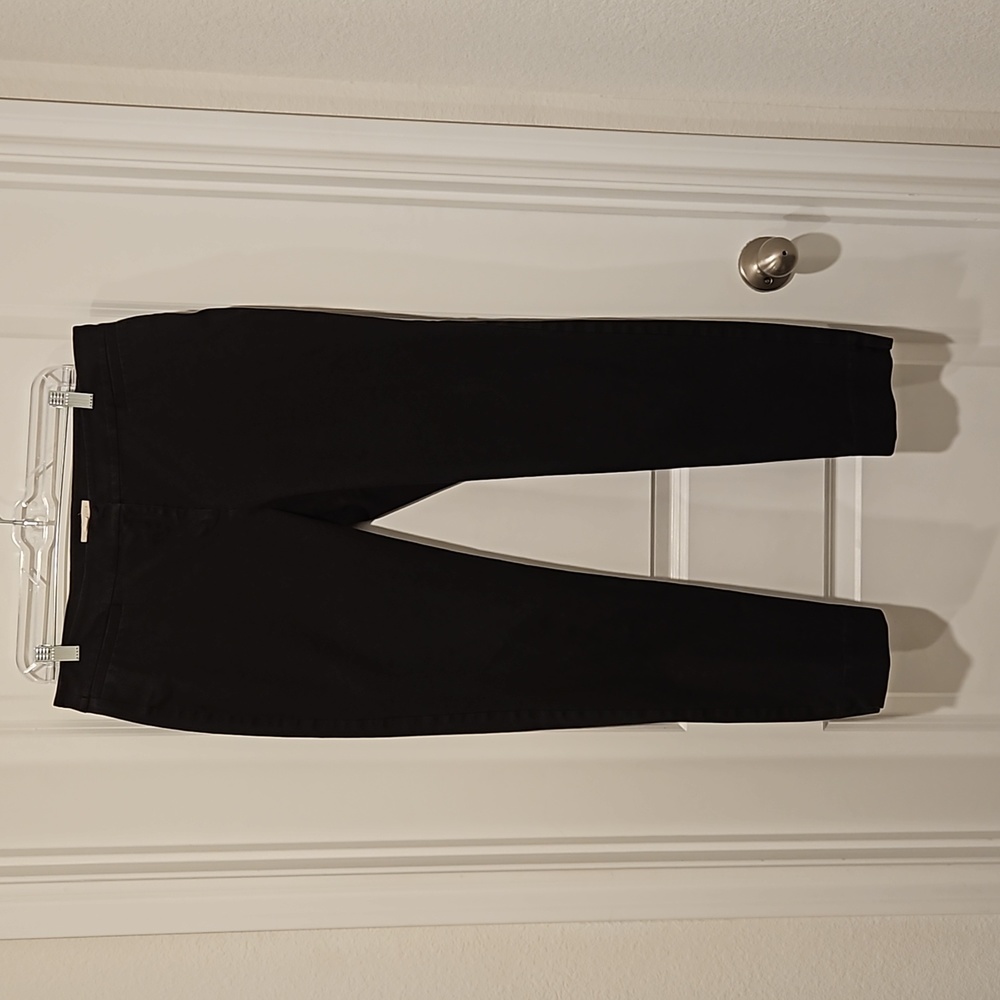 Eileen Fisher women's black chino pants size M